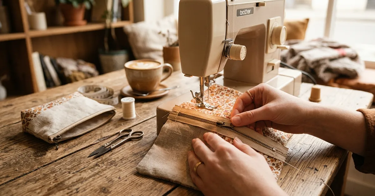 ミシンでファスナーの付け方｜初心者向けに手順をわかりやすく解説