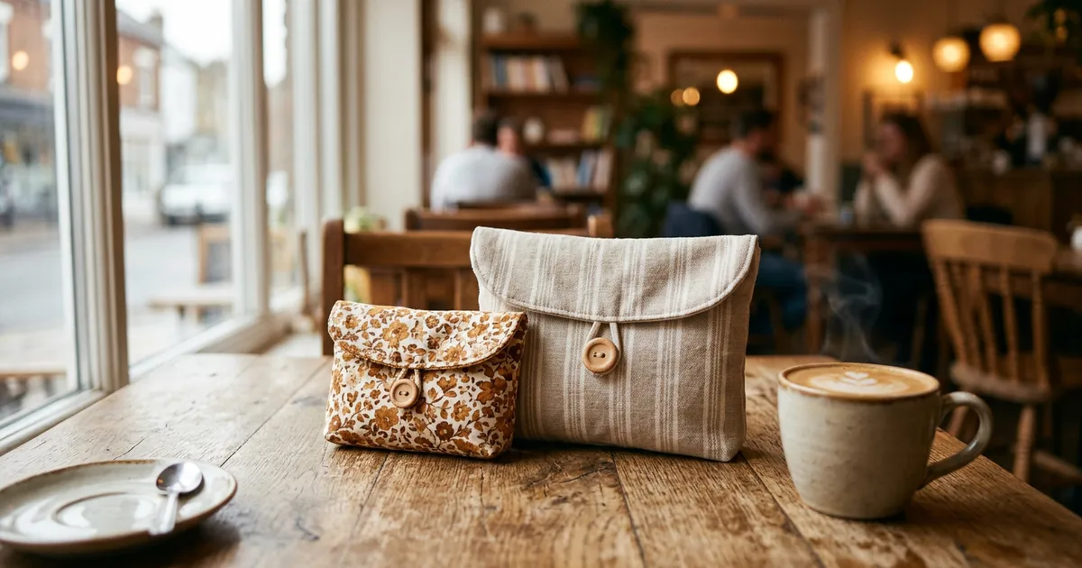 ポーチの作り方｜ミシン初心者でも簡単！ファスナーなしで完成